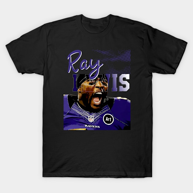 Ray Lewis T-Shirt by Aloenalone